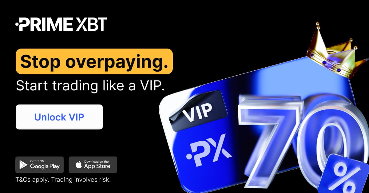 Trade as a VIP with PrimeXBT